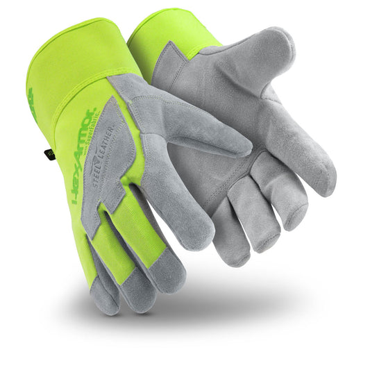 HexArmor® X-Large SuperFabric And Split Cow Leather Cut Resistant Gloves