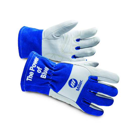Miller® Small 11 1/2" Cowhide/Goatskin Wool Back Lined Welders Gloves With Wing Thumb