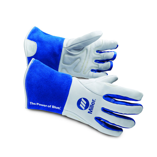 Miller® Small 11 1/2" Cowhide/Goatskin Unlined Welders Gloves With Wing Thumb