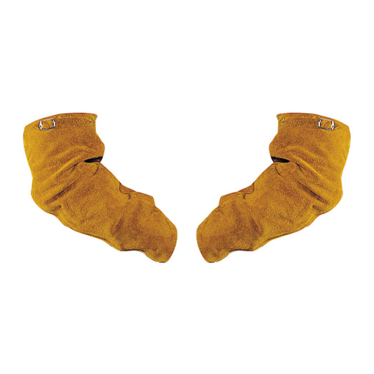 RADNOR™ 18" Brown Side Split Cowhide Leather Sleeves