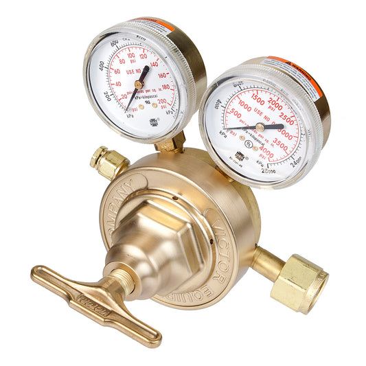 Victor® Model SR450D-540 Heavy Duty/High Capacity Air, Oxygen And Inert Gas Single Stage Regulator, CGA-540