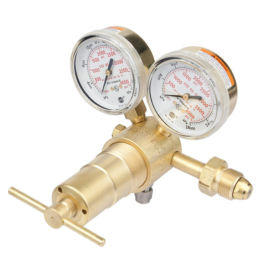 Victor® Model SR4J-350 Heavy Duty/High Capacity Hydrogen And Methane Single Stage Regulator, CGA-350