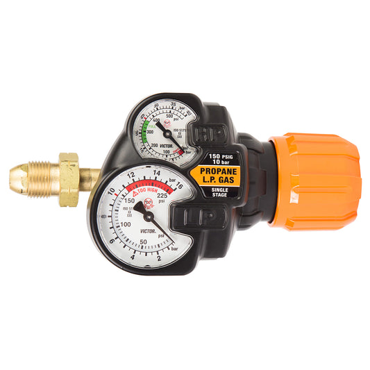 Victor® Model ESS42-150-510LP EDGE™ 2.0 Heavy Duty/High Capacity Liquefied Petroleum Gas Single Stage Regulator, CGA-510