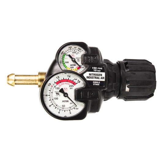 Victor® Model ESS42-150-590 EDGE™ 2.0 Heavy Duty/High Capacity Air Single Stage Regulator, CGA-590
