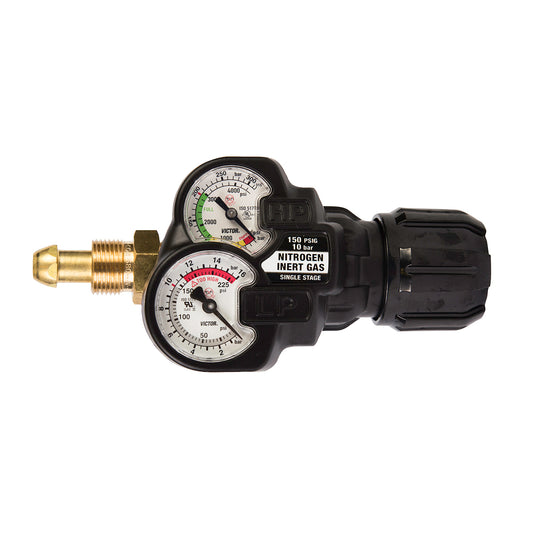 Victor® Model ESS32-150-180 EDGE™ 2.0 Heavy Duty/Medium Capacity Inert Gas Single Stage Regulator, CGA-580