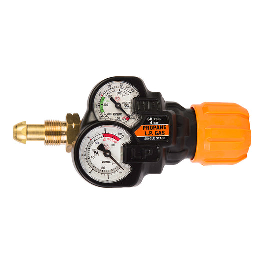 Victor® Model ESS32-60-510LP EDGE™ 2.0 Heavy Duty/Medium Capacity Liquefied Petroleum Gas Single Stage Regulator, CGA-510