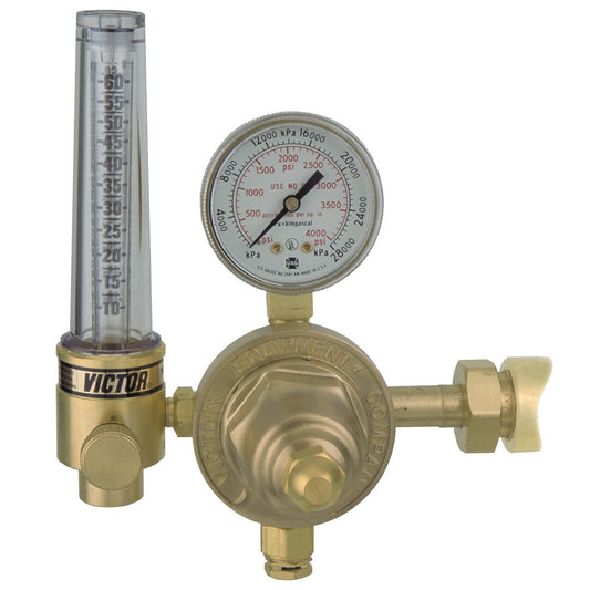 Victor® Model HSR2530-580 Medium Duty Air And Nitrogen Flowmeter Regulator, CGA-580