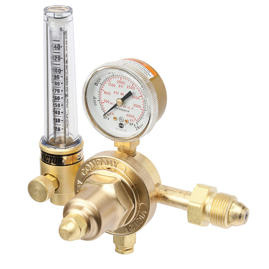 Victor® Model HSR2570-580 Medium Duty Argon, Argon/CO2 Mix And Helium Flowmeter Regulator, CGA-580