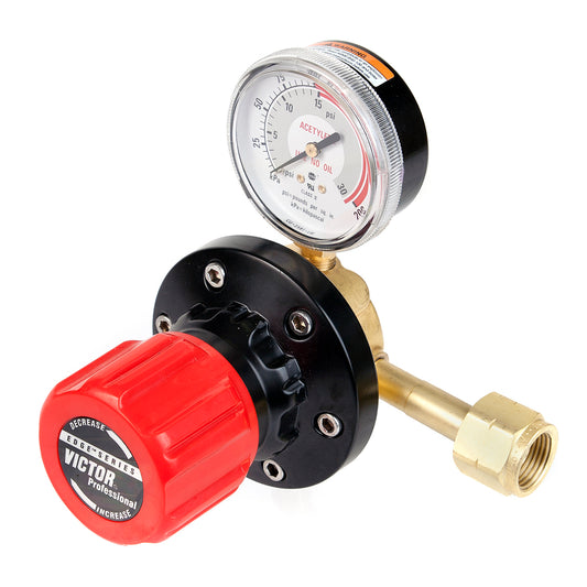 Victor® Model EST4-15-025 EDGE™ Heavy Duty Acetylene Two Stage Pipeline/Station Regulator, CGA-025