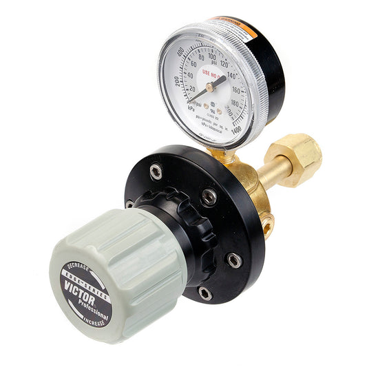 Victor® Model ELC4-125-320R EDGE™ Heavy Duty Carbon Dioxide Liquid Cylinder Regulator, CGA-320