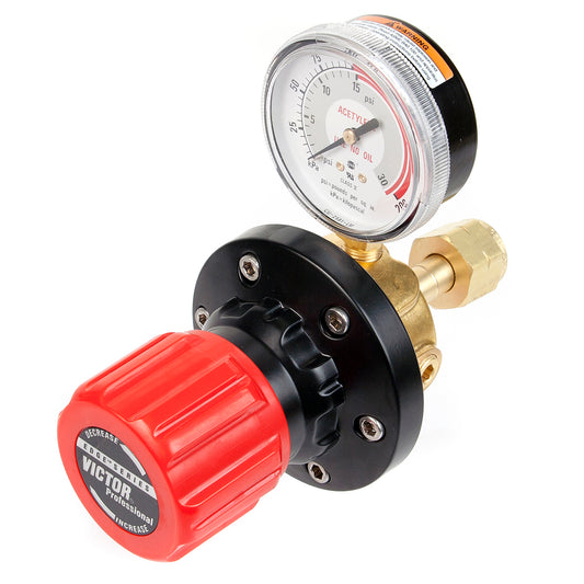 Victor® Model EST4-15-052R EDGE™ Heavy Duty Acetylene Two Stage Pipeline/Station Regulator, CGA-025
