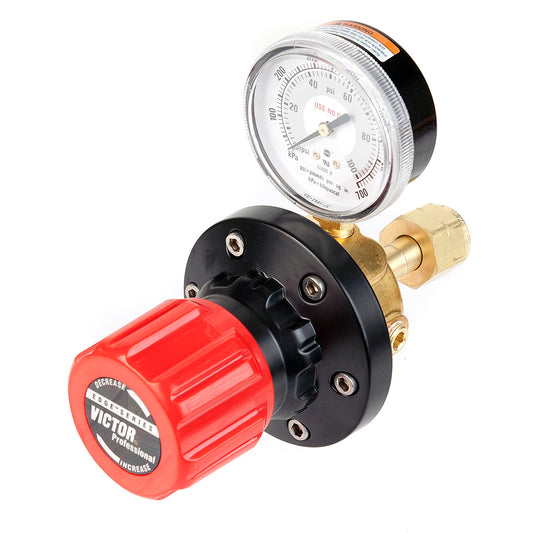 Victor® Model EST4-80-025R EDGE™ Heavy Duty Hydrogen, Methane, Natural Gas And Liquid Petroleum Gas Two Stage Pipeline/Station Regulator, CGA-025