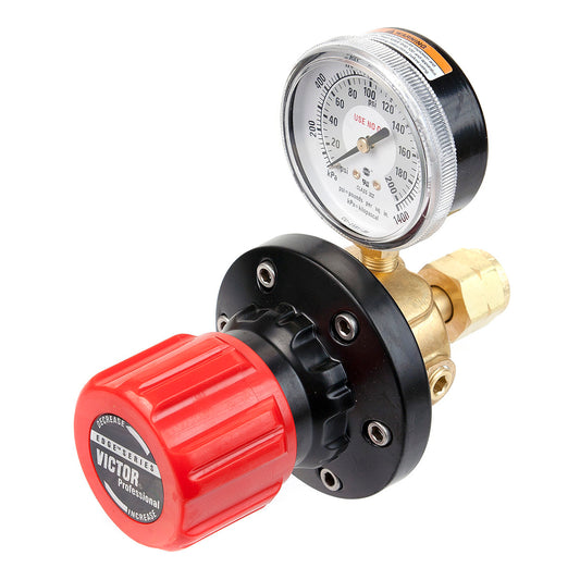 Victor® Model EST4-125-025R EDGE™ Heavy Duty Hydrogen, Methane, Natural Gas And Liquid Petroleum Gas Two Stage Pipeline/Station Regulator, CGA-025