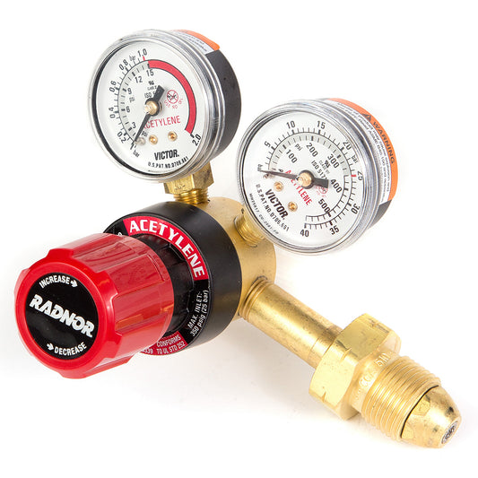 RADNOR™ Model 150 Series Victor® Light Duty Acetylene Single Stage Regulator, CGA-510