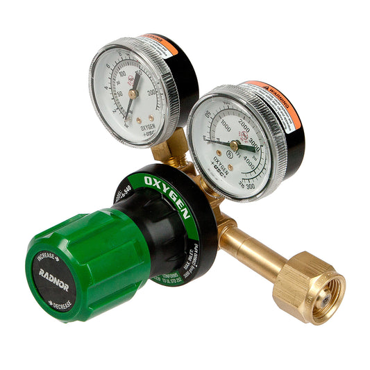 RADNOR™ Model 250 Series Victor® Medium Duty Oxygen Single Stage Regulator, CGA-540