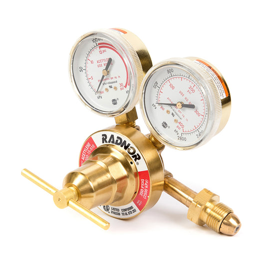 RADNOR™ Model 360A-510 Classic Victor® Heavy Duty Acetylene Single Stage Regulator, CGA-540