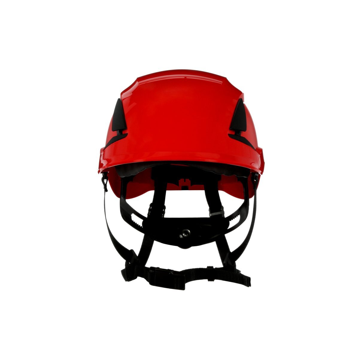 3M™ Red SecureFit™ X5005-ANSI ABS Brimless Climbing Helmet With 6 Point Ratchet Suspension