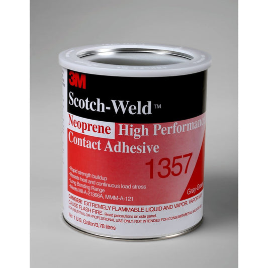 3M™ Neoprene High Performance Contact Adhesive 1357, Gray-Green