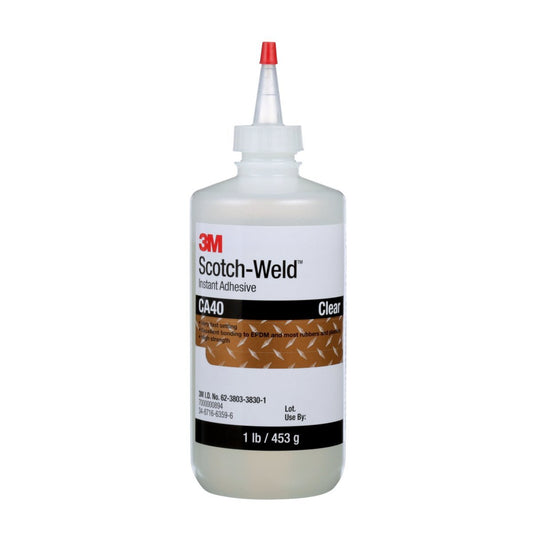 3M™ Scotch-Weld™ Instant Adhesive CA40, Clear, 1 fl oz Bottle