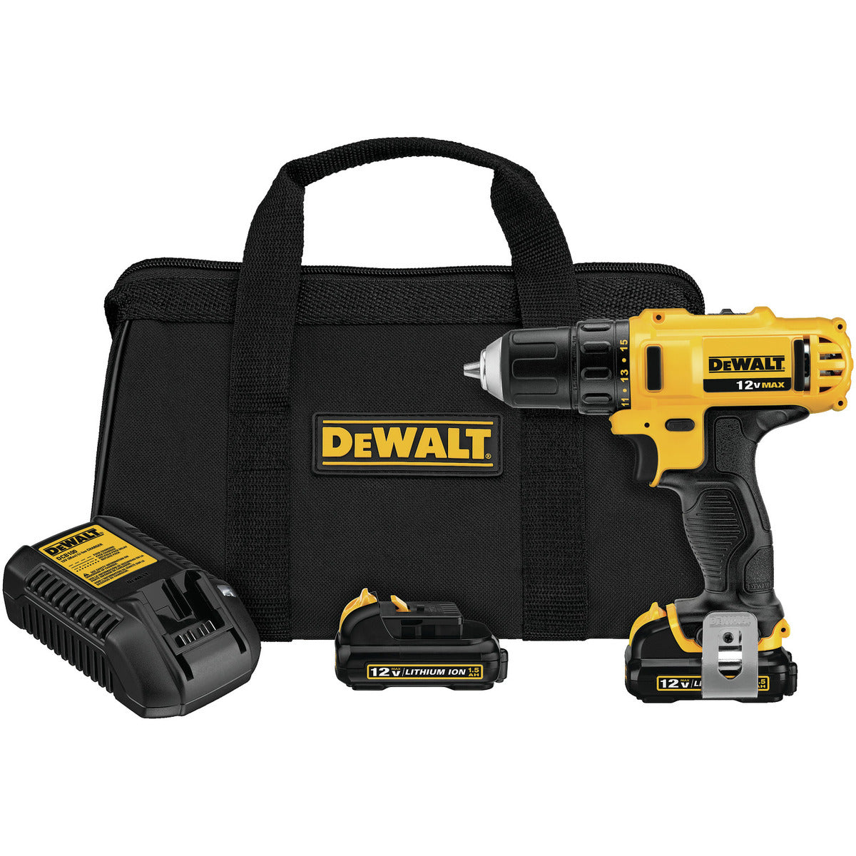 DEWALT® 12V MAX 12 Volt 1500 rpm Cordless Cordless Drill