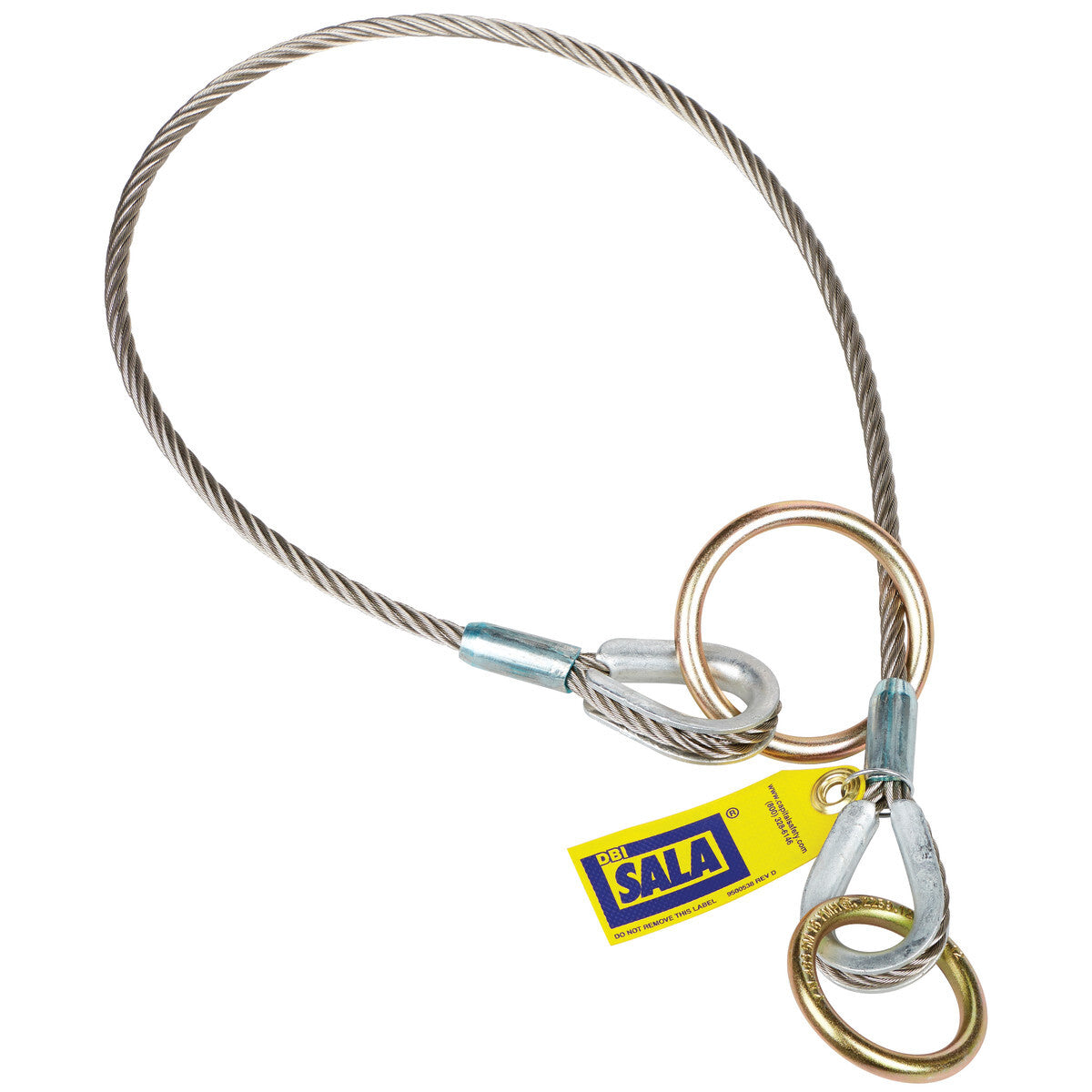 3M™ 4' DBI-SALA® Stainless Steel Cable Tie-Off Adapter