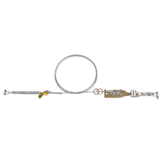 3M™ DBI-SALA® Sayfline™ 30' Galvanized Cable Vertical Lifeline System (Temporary Install)