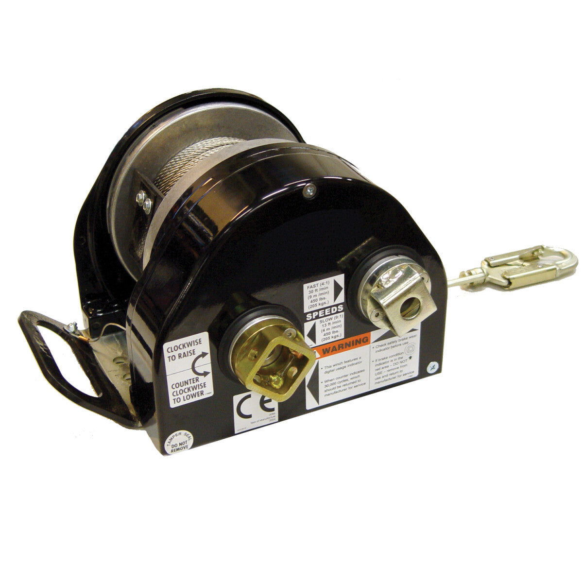 3M™ DBI-SALA® Advanced Digital 200 Series Winch With 140' Galvanized Steel Wire Rope Line