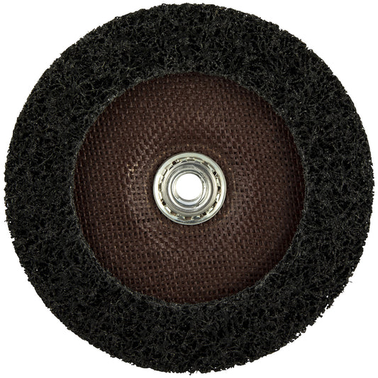 RADNOR® 7" X 5/8" Extra Coarse Grade Silicon Carbide RADNOR™ Black Disc