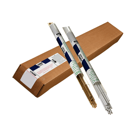 1/16" X 18" RBCuZn-C RADNOR™ Flux Coated Low Fuming Bronze Alloy Gas Welding Rod 1 lb Tube
