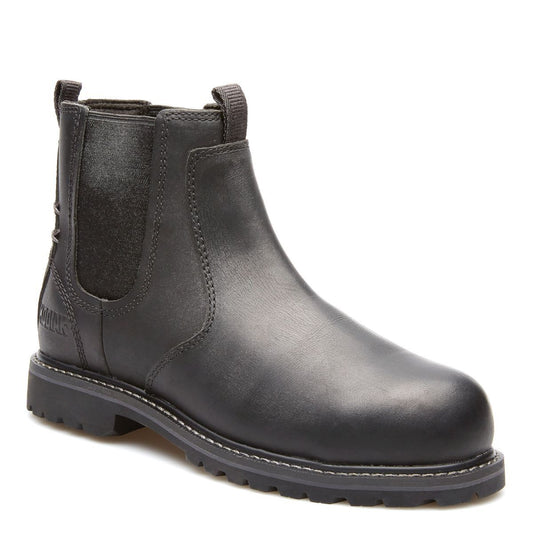 Kodiak® Womens Size 10 Black Bralorne Chelsea Leather/Rubber Composite Toe Safety Boots With Electric Shock, Puncture Resistant And Slip Resistant Sole