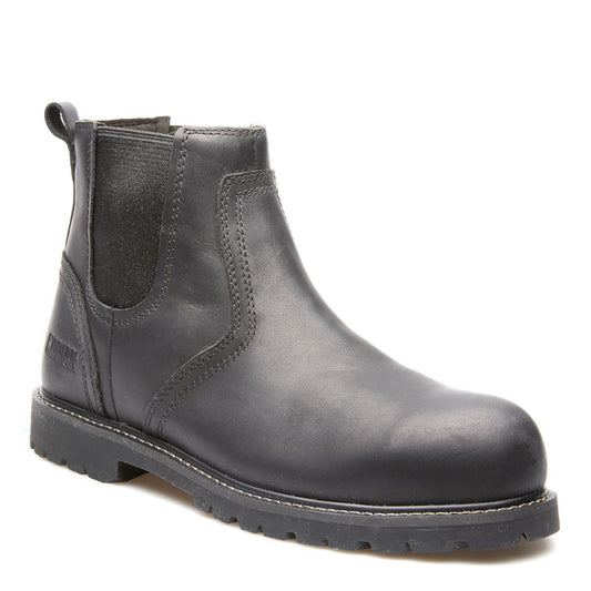Kodiak® Size 11W Black McKinney Chelsea Leather/Rubber Composite Toe Safety Boots With Electric Shock, Puncture Resistant And Slip Resistant Sole