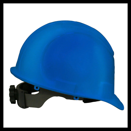 SureWerx™ Blue Jackson Safety® Charger® HDPE Cap Style Hard Hat With Ratchet/4 Point Ratchet Suspension