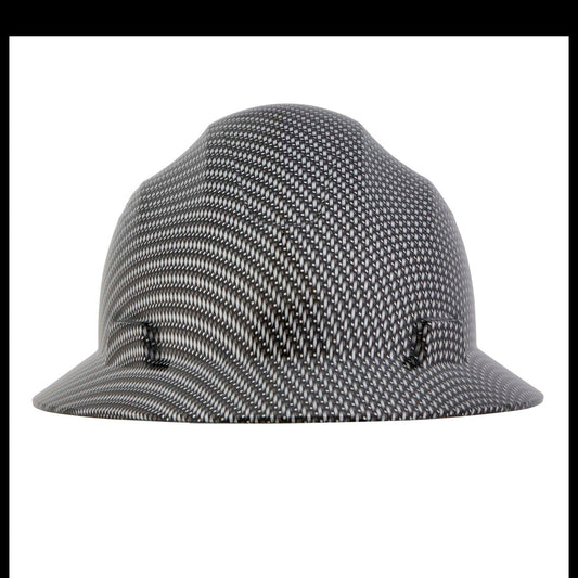 SureWerx™ Gray Jackson Safety® Blockhead® Fiberglass Full Brim Non-Vented Hard Hat With Ratchet/4 Point Ratchet Suspension
