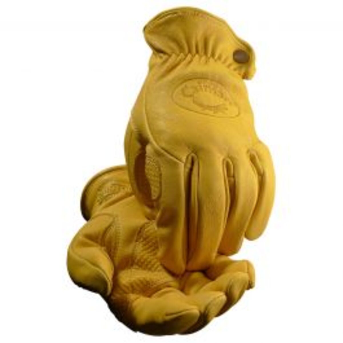 Protective Industrial Products Caiman® Small Gold Top Grain Sheep Leather Unlined Drivers Gloves