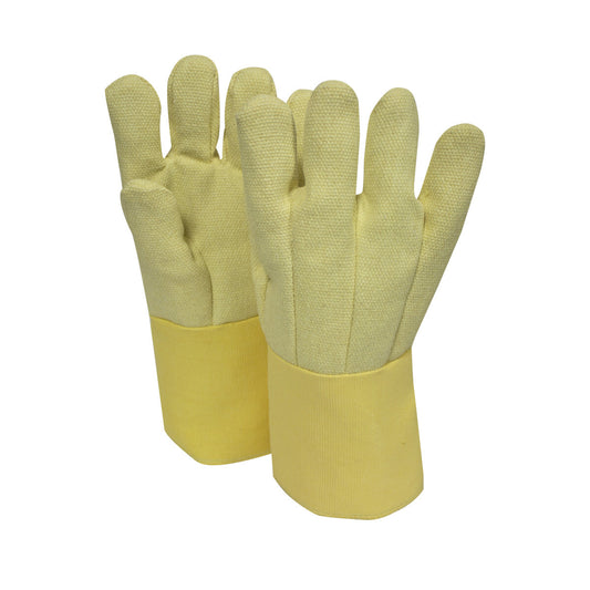 National Safety Apparel® Regular 14" Yellow 42 Ounce Thermobest™ Heat Resistant Gloves With Goldenbest™ Cuff, Wool Lining, And Straight Thumb