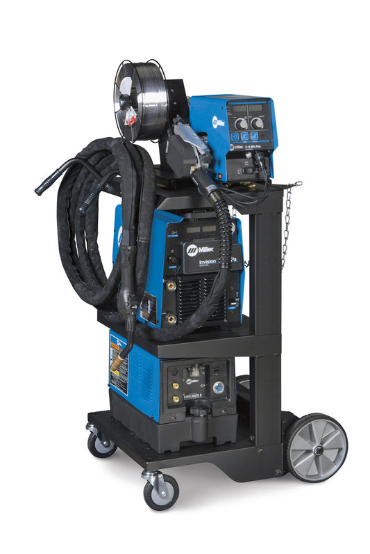 Miller® Invision™ 352 Mpa 1 or 3 Phase MIG Welder With 208 - 575 Input Voltage, 425 Amp Max Output, Auto-Line™ Power Management, And Accessory Package