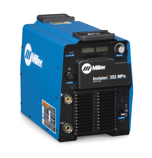 Miller® Invision™ 352 Mpa 1 or 3 Phase MIG Welder With 208 - 575 Input Voltage, 425 Amp Max Output, And Auto-Line™ Power Management