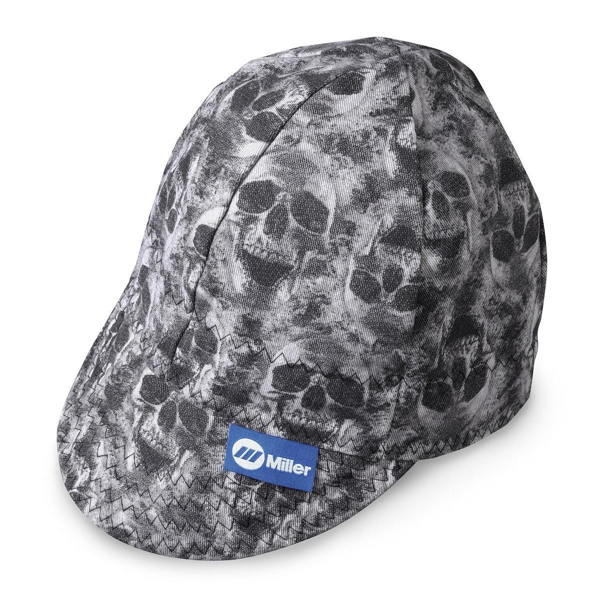 Miller® 7 Black and White Arc Armor® Cotton Cap/Hat