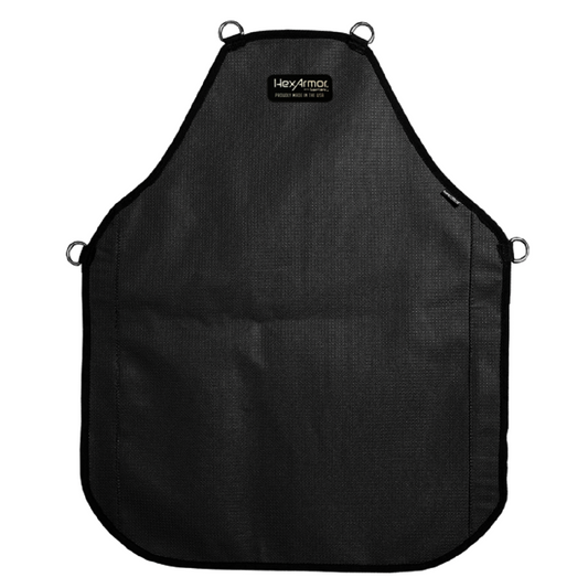 HexArmor® 24" X 30" Black and Gray Single Layer SuperFabric® Apron