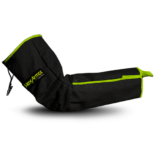 HexArmor® S Grey and Hi-Viz Yellow Single Layer SuperFabric® Sleeve