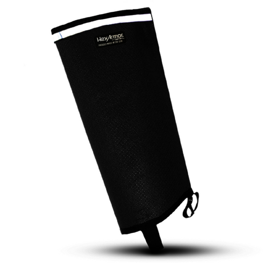 HexArmor® Large Black and Gray Single Layer SuperFabric® Chaps