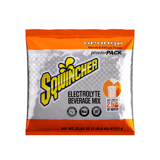 Sqwincher® 23.83 Ounce Orange Flavor Powder Pack Bag Electrolyte Drink