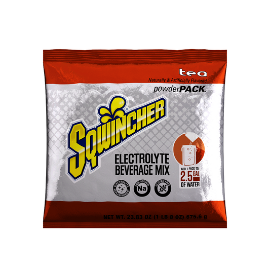 Sqwincher® 23.83 Ounce Tea Flavor Powder Pack Bag Electrolyte Drink