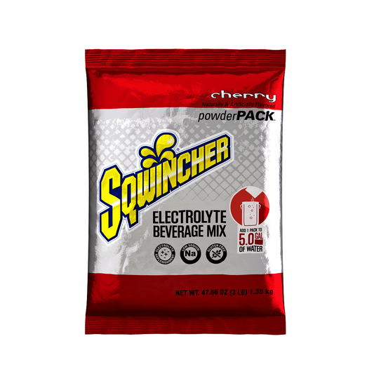 Sqwincher® 47.66 Ounce Cherry Flavor Powder Pack Bag Electrolyte Drink