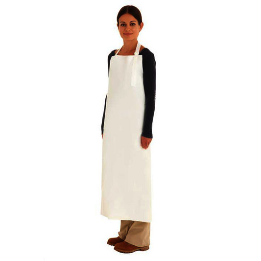 Ansell 35" X 45" White AlphaTec® 8-9 mil Polyurethane Apron