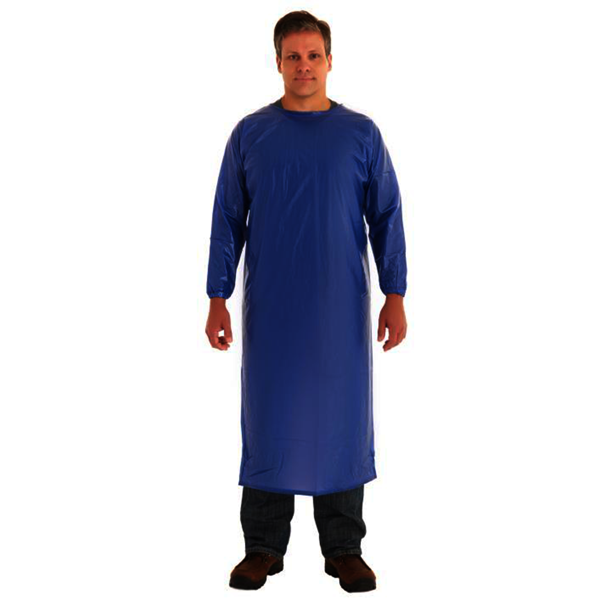 Ansell Large Blue AlphaTec® 8 mil Vinyl/PVC Apron