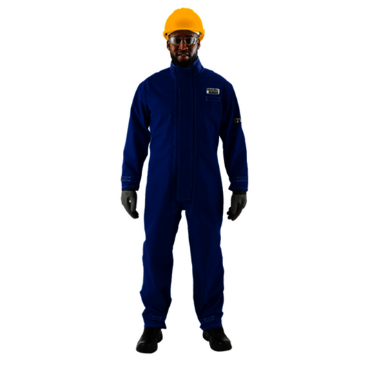 Ansell X-Large Blue AlphaTec® Breathable FR Chemical Protective Clothing With Stitched/Taped Seam