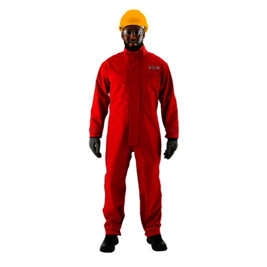 Ansell 4X Red AlphaTec® Breathable Chemical Protective Clothing With Stitched/Taped Seam
