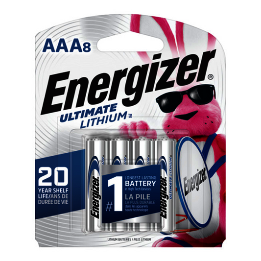 Energizer® Ultimate Lithium™ Batteries (8 Per Package)