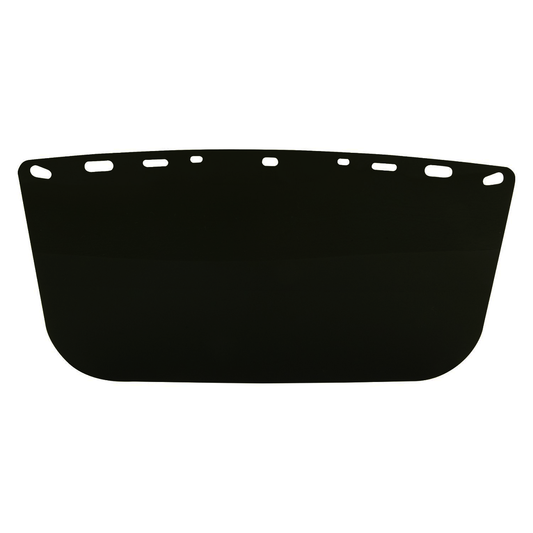 Bullard® Model 840PW5 8" X 15" X .04" Green Polycarbonate Faceshield
